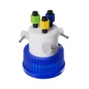 VICI-Safety-Cap GL45, 3 ports, with valves