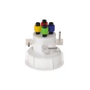 VICI-Safety-Cap DIN 50, 4 ports, with valves
