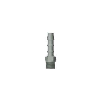 barbed adapter, straight, 6 mm ID, PA