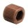 VICI Adapter, brown, PP, fingertight sleeve, 10/pkg