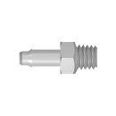 VICI Adapter, PP, 1/4-28  thread to 1/8 barbed