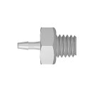 VICI Adapter, PP, 1/4-28 thread to 1/16 barbed