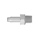 VICI Adapter, PP, 10-32 thread to 1/8 barbed