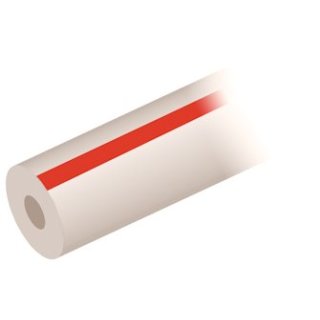 VICI Tubing, Dual Layer PEEK, 1/16 x 0.13 mm ID, solid red outside, natural inside, 1.5m/pkg