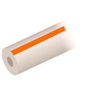 VICI Tubing, Dual Layer PEEK, 1/16 x 0.50 mm ID, solid orange outside, natural inside, 10m/pkg