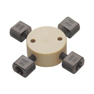 VICI Cross, PEEK, HP, 0.25 mm bore, complete with one piece fittings