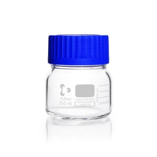 DURAN® GLS 80® Laborflasche Weithals 250ml mit Schraubverschluss